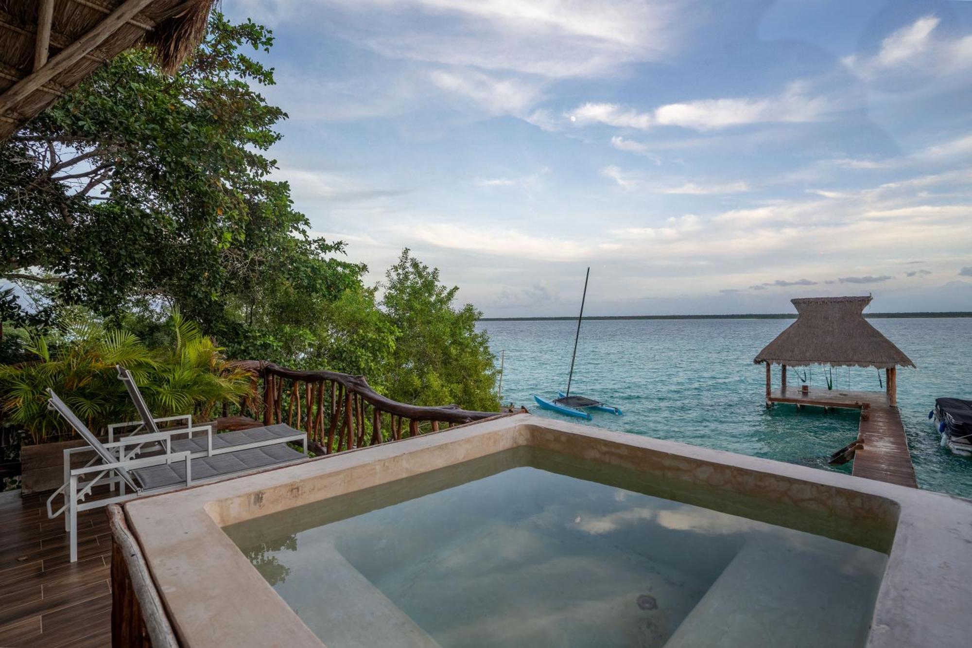 Xoot Kaana Villa Vista Laguna Bacalar Zewnętrze zdjęcie